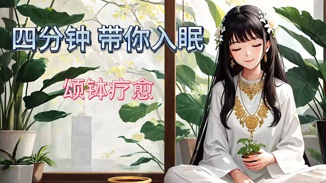 【4分钟】颂钵疗愈，冥想，助眠，解锁心灵深处的宁静与和谐