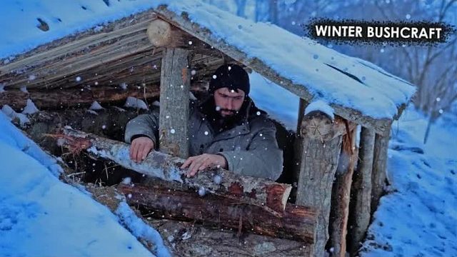 大雪马上就要来临，小伙用3天时间，挖建出最温暖坚固的地下碉堡