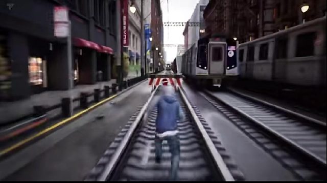 真人跑酷vs地鐵跑酷