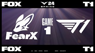 [LCK]【FOX vs T1】第一局速看丨2024LCK春季賽第四周第五日丨20240218