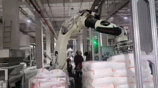 智能机器人拆垛拆包实现双手自由