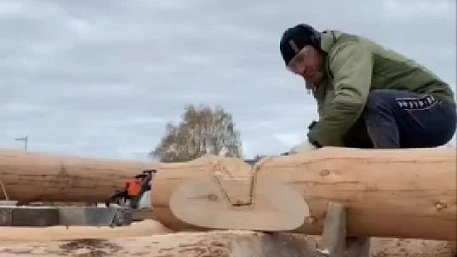 俄罗斯人盖房子