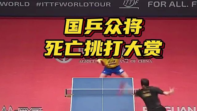 国乒众将死亡挑打大赏，集绵王许昕独领风骚