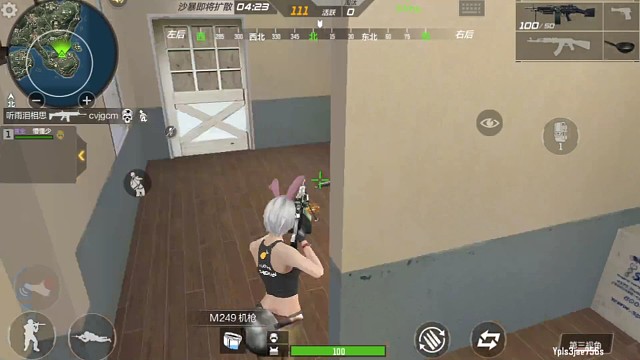 见识下大机枪的厉害吧