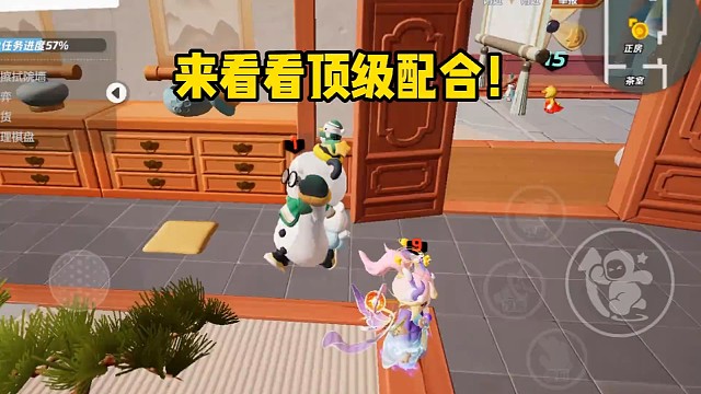 狼人之间的顶级配合！ #元梦之星 #元梦之星狼人杀 #炸弹狼