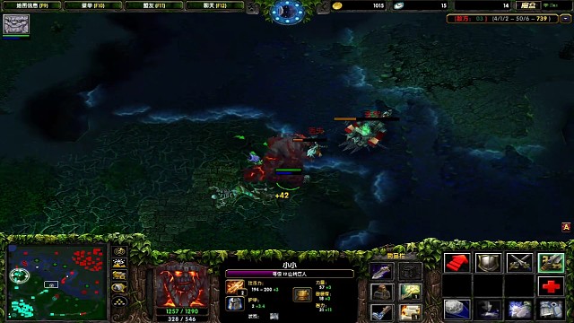 这斧王快把我们大哥幽鬼揍死了然后被我杀了就说我是图...