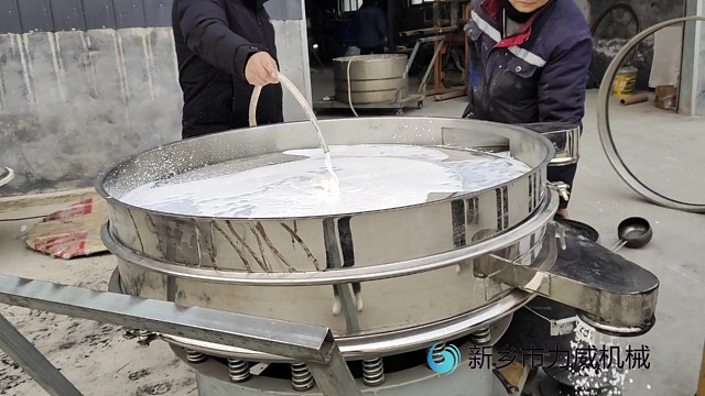 快速过滤石粉浆液杂质的圆筛又名降温过滤筛