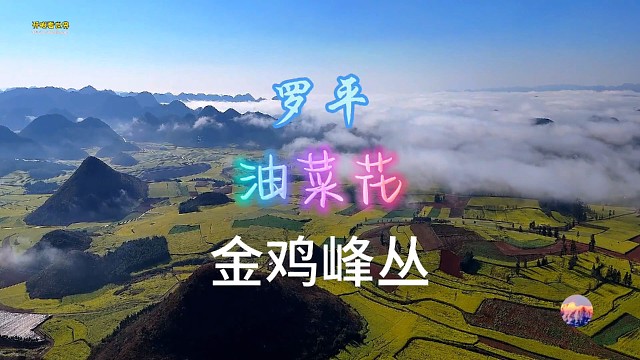 罗平油菜花金鸡峰丛