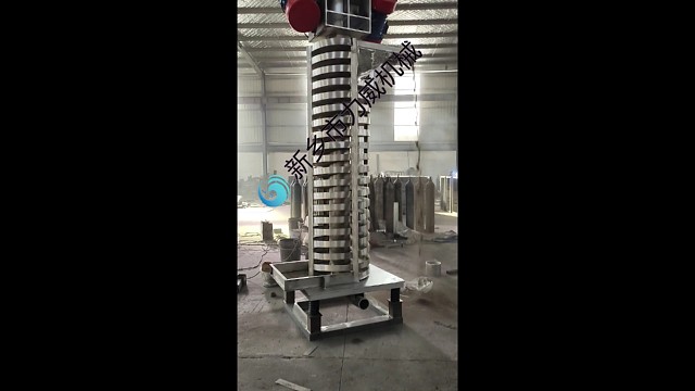 颗粒砂螺旋立式提升机 圆盘热料降温振动螺旋