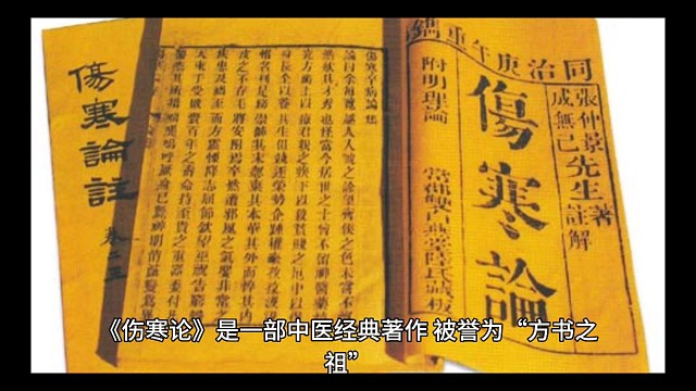 了不起的巨著 伤寒论