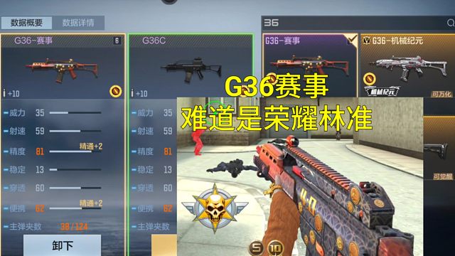 【CF手游】新版本G36荣耀林准来了？原来是G36赛事啊！