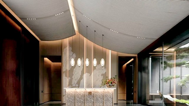 康宁设计|559平商业空间售楼处中式风格装修设计案例