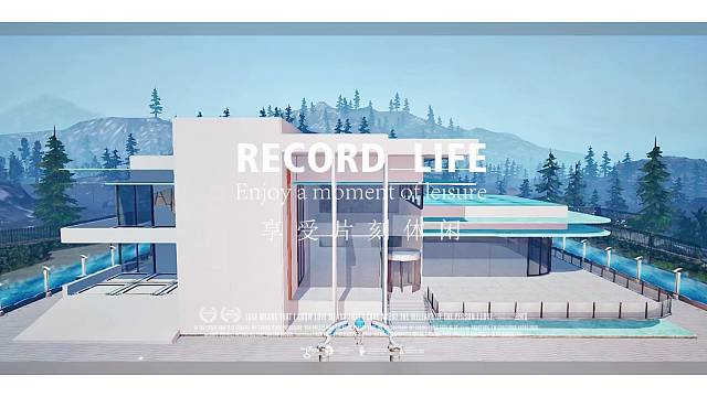 【A-003】预告 明日之后
玻璃结构现代风格建筑 蓝图建筑设计 有教程
作者：凤囚凰