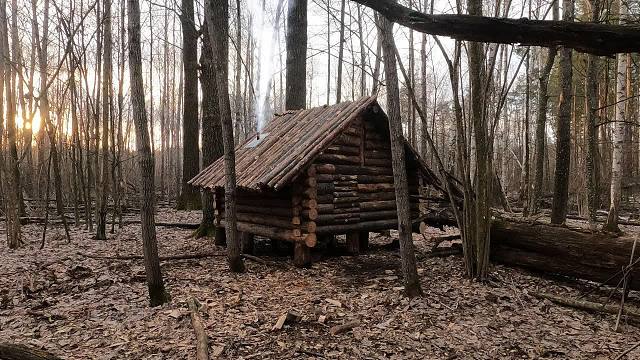 被派遣森林当护林员，周围却毫无居住条件，只好动用木料自建小木屋