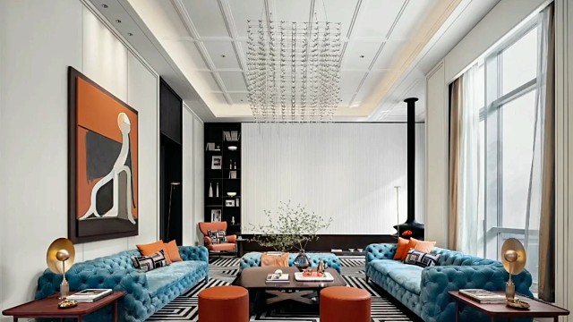 康宁设计|890平别墅现代风格装修设计案例