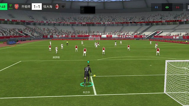 德布劳内式见缝插针=边锋大力地滚球助攻前锋。抓了1点防守 转身缝隙的机会 对手想防边路=忽然转肋部