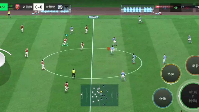 左中前卫的肋部拦截 形成就地快反=左边后卫前插 射门得分