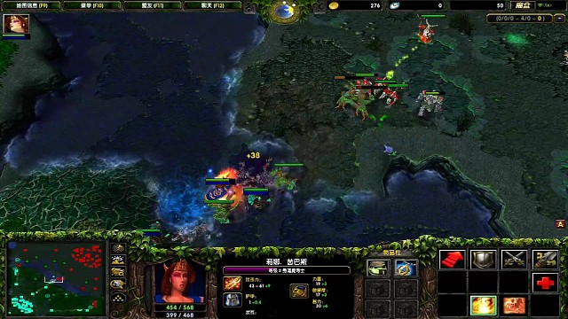 拿了他一血 这小小后面非常生气