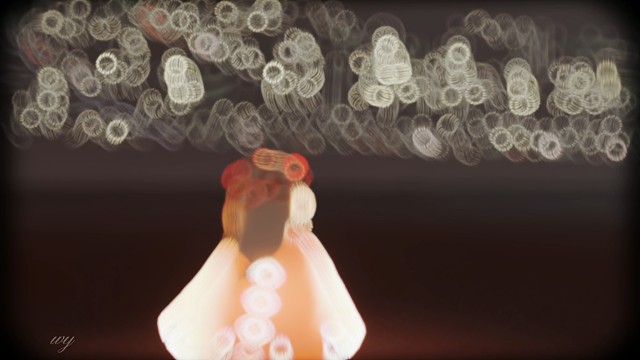 呐，从九色鹿的眼睛里看到的山峦河川，都不及牵着你的手走过余生六十年的四季