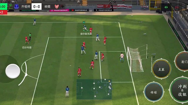 基本边路下底 站着头球