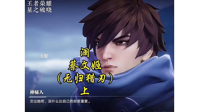 澜·蔡文姬-无归猎刃（上）铠皇携大乔辅助入将息之崖