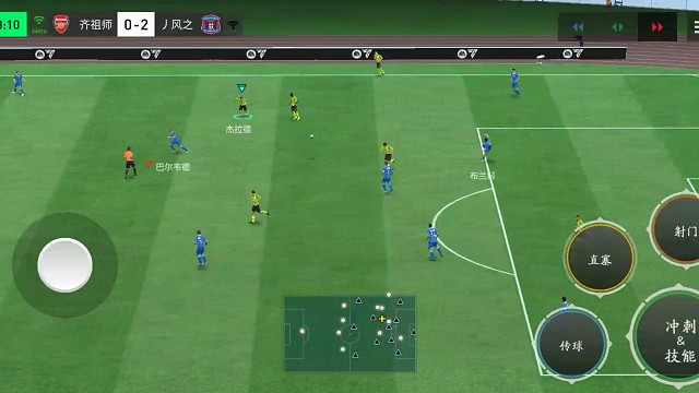 绝境时刻 都是在这个基础上一点点提高的=只能强行突破 前锋横向内切=摇杆 彩虹过人