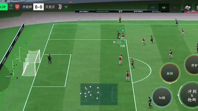 无缝卡进攻与对面防守的节奏点=刚刚好节奏 前锋获得单脚拉球射门机会