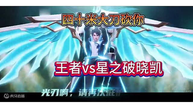 四十米大刀看你兄弟，王者荣耀VS星之破晓凯！
