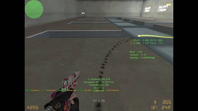 长跳2次加速245练习【左手 右手】