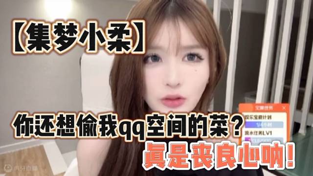 【集梦小柔】你还想偷我qq空间的菜？真是丧良心呐！