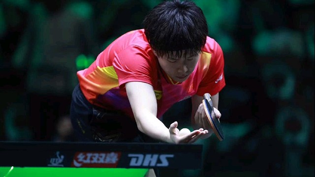 沙特大满贯男单首轮，王楚钦3-0西蒙高茨赛后采访