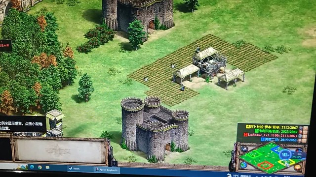 帝国时代2：三重堡垒：三层城墙再加2城堡和8箭塔，再萌新也能安全到帝王时代了吧？