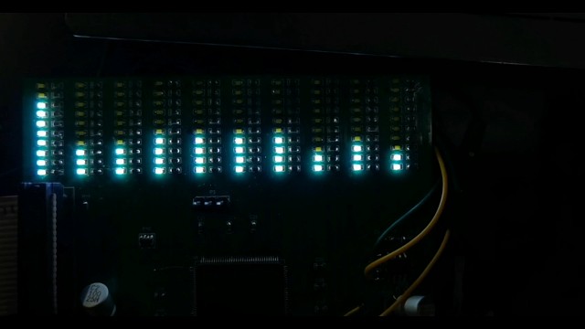 自制10段音乐频谱板，看效果