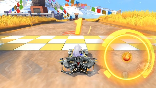 QQ飞车手游，跑图