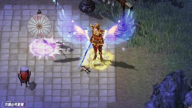 刀剑英雄，还有谁！你们幻化披风，，我都是带翅膀的哦！怎么开心怎么玩