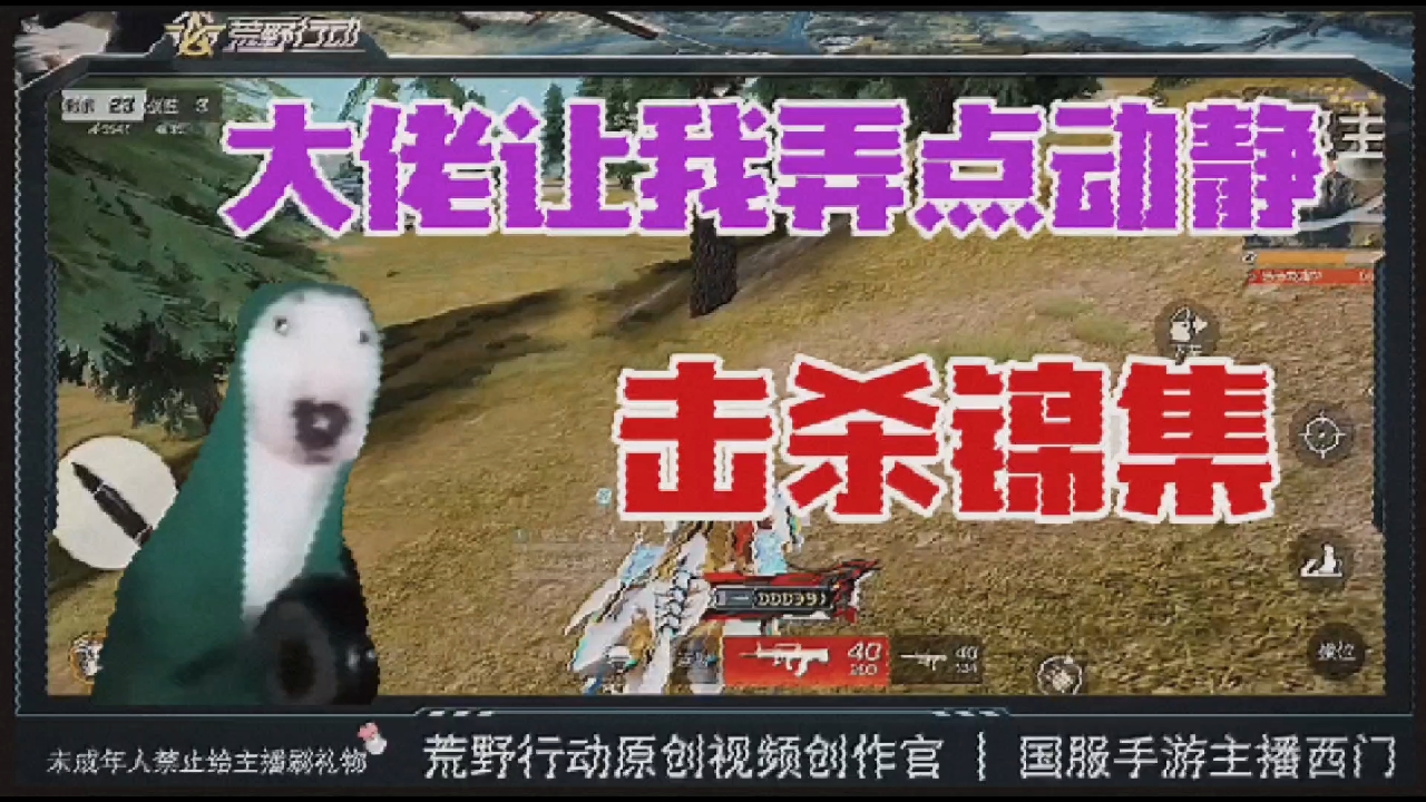 大佬让我在荒野行动弄点动静#荒野行动 #荒野行动淘金计划