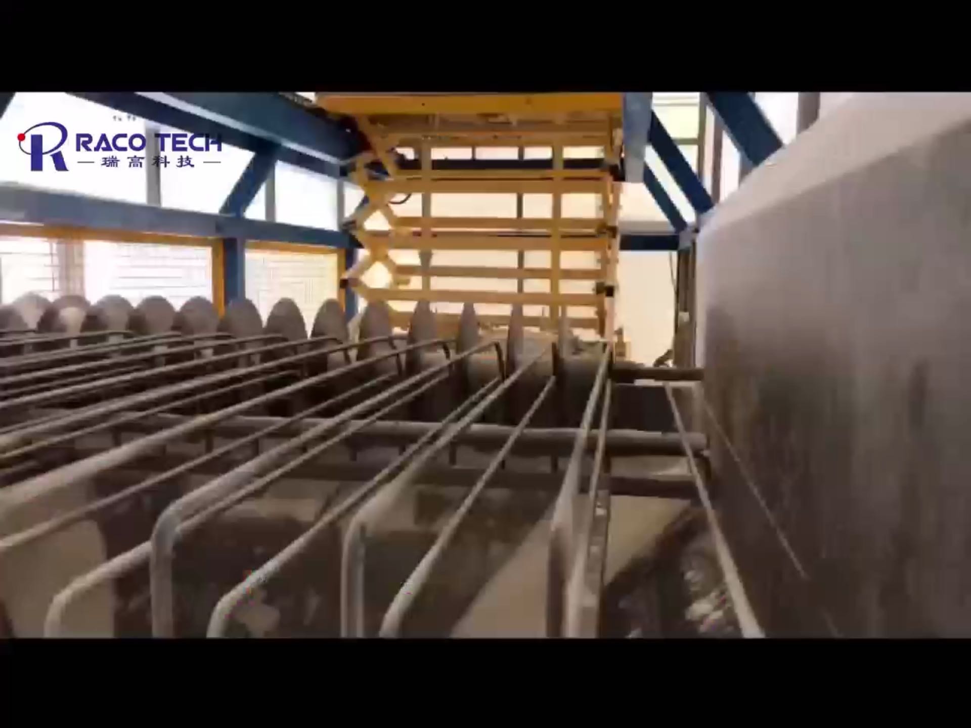 逐层拆包机内部工作揭秘