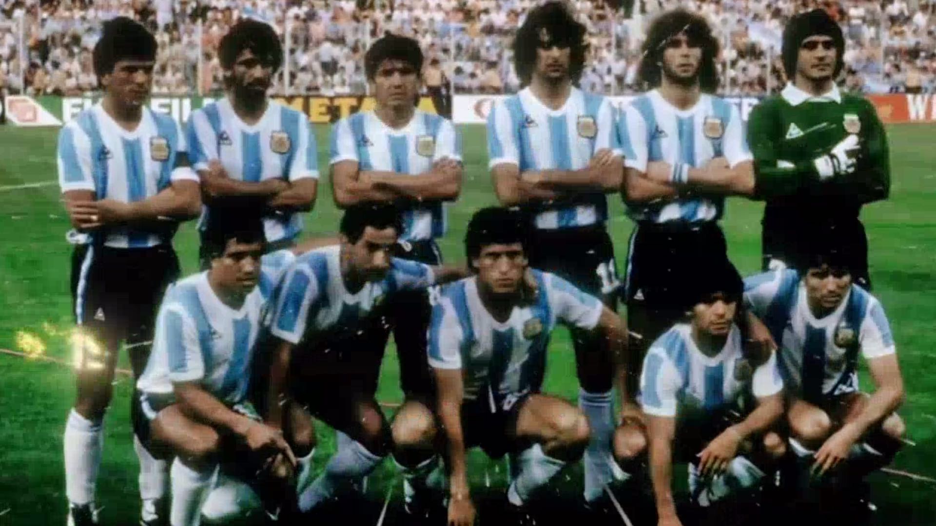 阿根廷队共打进14个进球，马拉多纳攻入5球、助攻5次#欧洲杯#