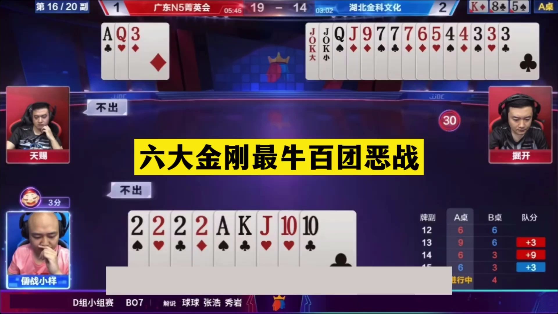 斗地主：六大金刚最牛百团恶战！战力第一带头冲锋！结局绝地翻盘