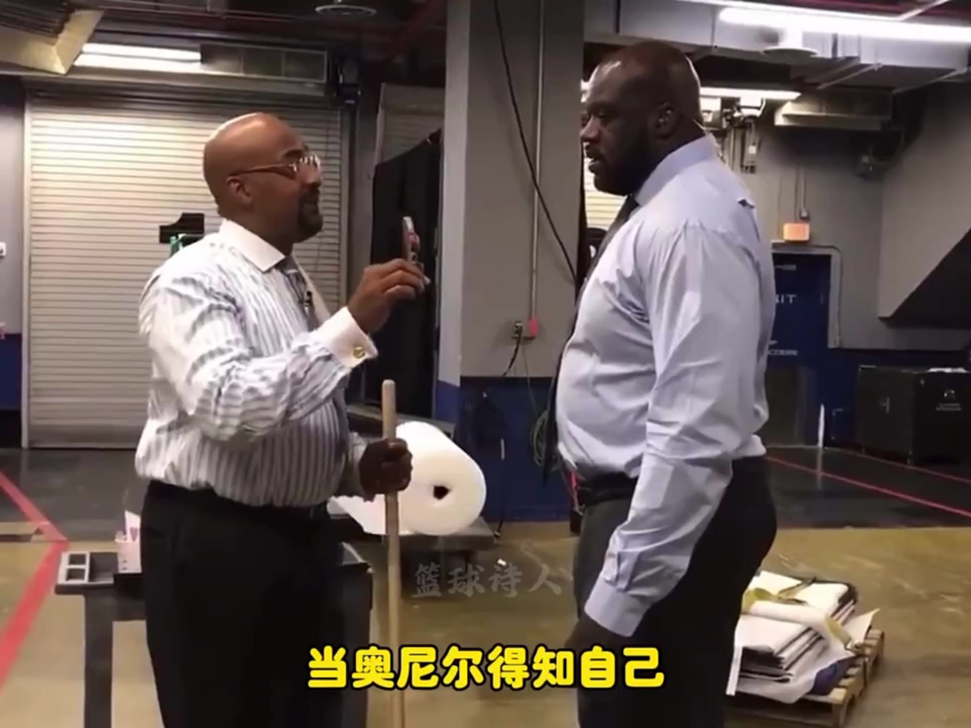 盘点奥尼尔心态爆炸时刻，气得奥尼尔专用厕所纸都给扔了，四百斤大宝宝太搞笑了！