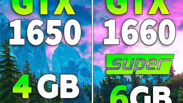 GTX 1650 4G vs GTX 1660Super 6G  顯卡對比（1080P分辨率測試，C