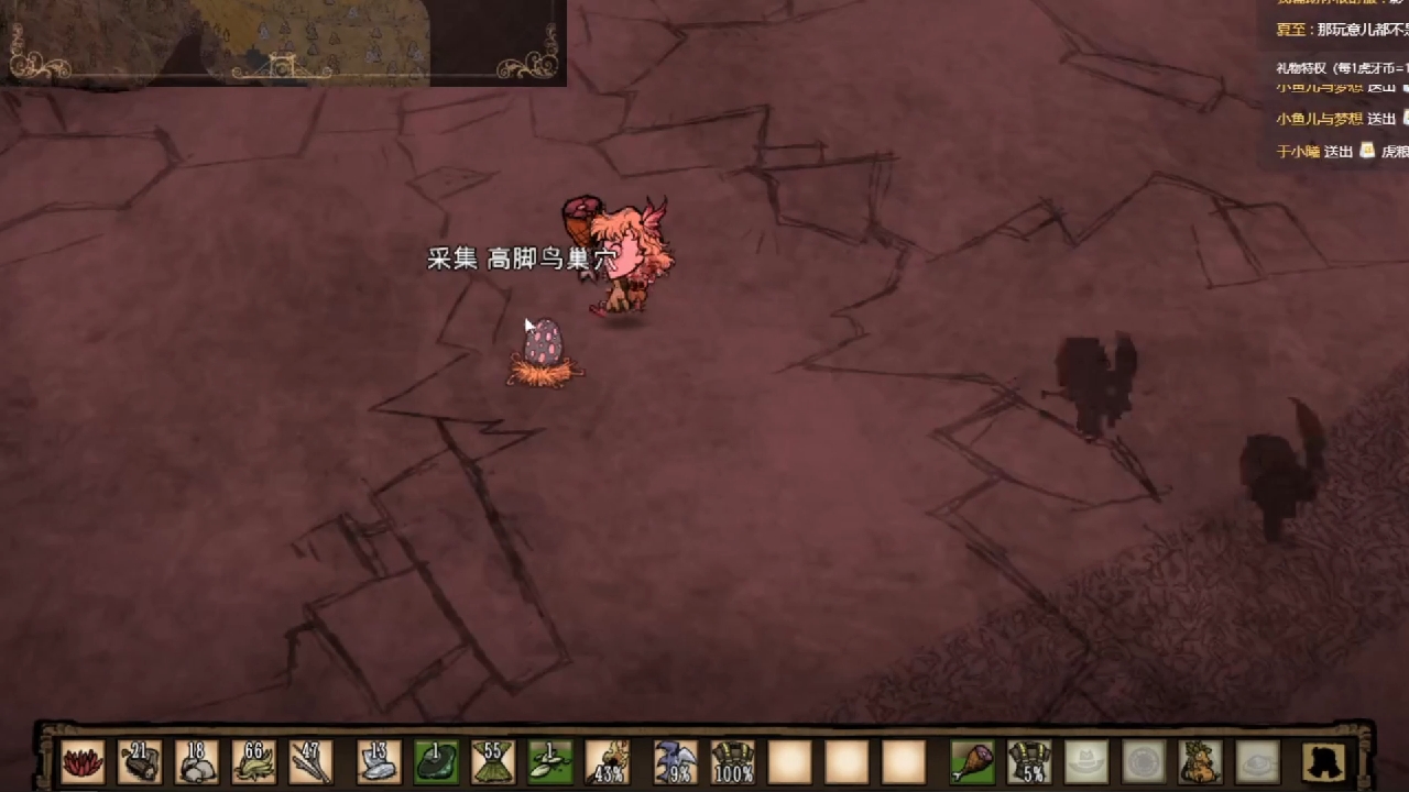 饥荒玩家第一课之.鹬蚌相争坐收渔翁得利.偷蛋咯！