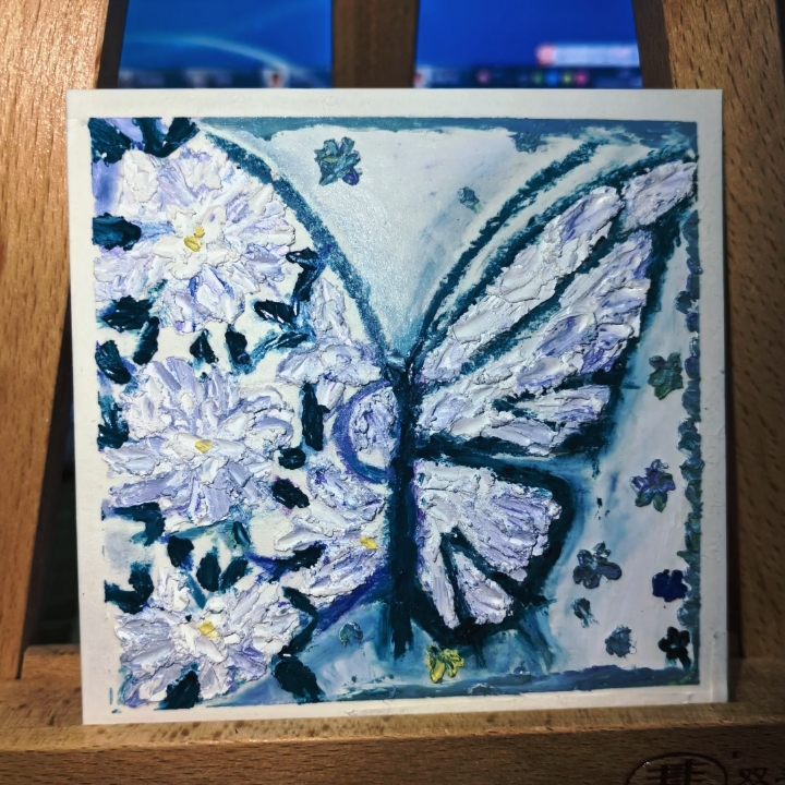 油画棒里的风景