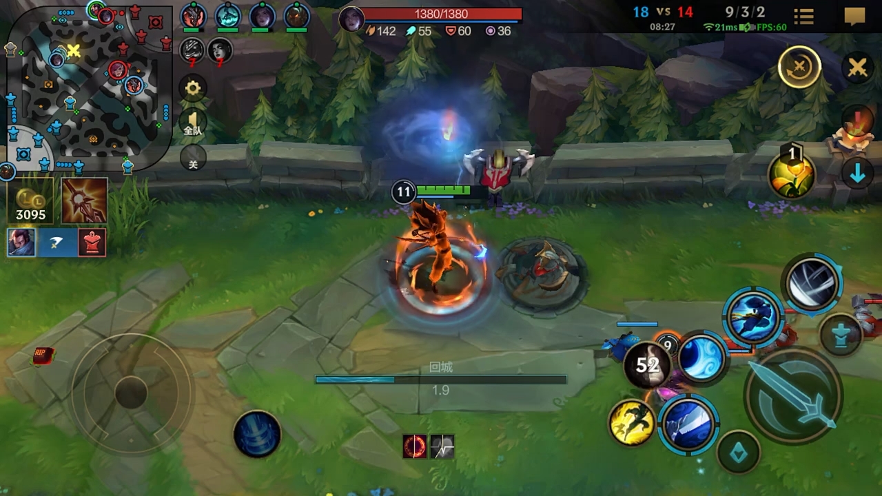 #英雄联盟手游 没个单身十年，都打不出这操作