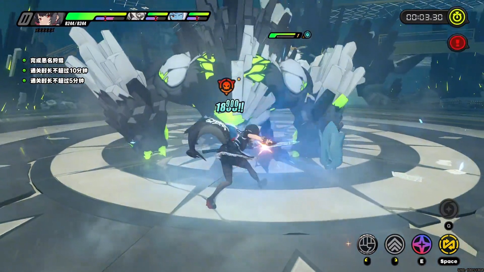 0命无伤通关最难BOSS芭蕾舞双子！鲨鱼妹面板放评论区了！ #绝区零 #绝区零公测 #绝区零艾莲