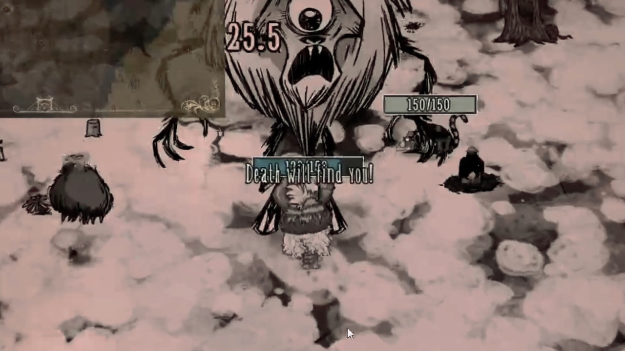 饥荒打冬季boss本来就已经很不容易啦.狗和影怪也要来凑热闹.