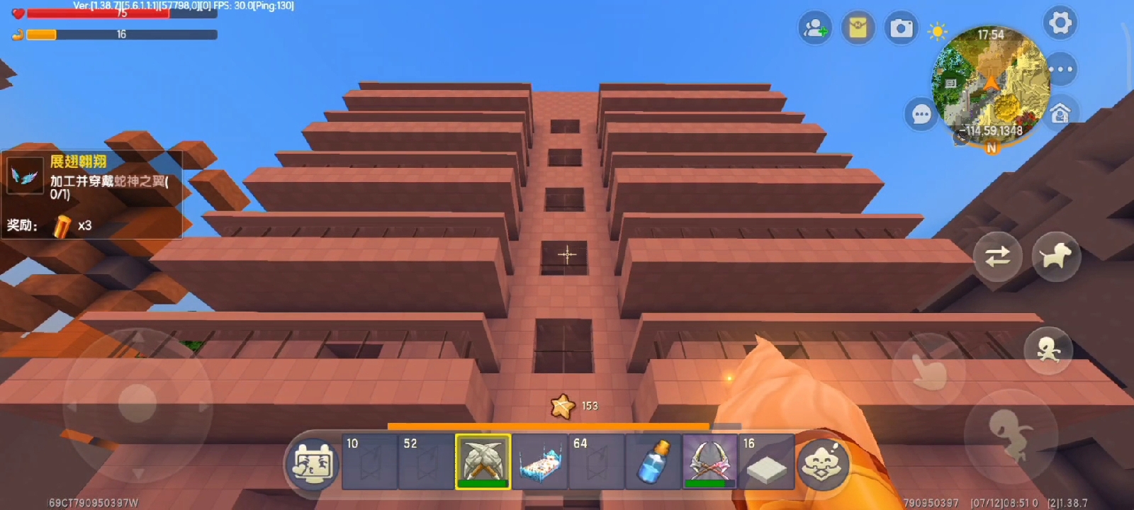 迷你世界回归生存6，建造了公寓方便小伙伴们居住。