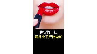 你涂的口紅竟是蟲子尸體做的？