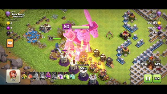 部落冲突国际服:蛮王巨型手套配合超哥三星十二本#部落冲突国际服#蛮王巨型手套#超哥#三星#十二本