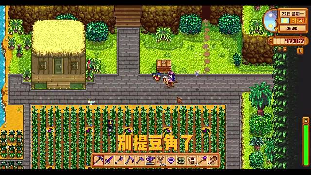 摘豆角～酿豆角～